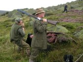 Grouse shoot sab Meltahm Moor 30.08.2008