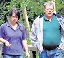 Sarah Moore and Anthony Ward