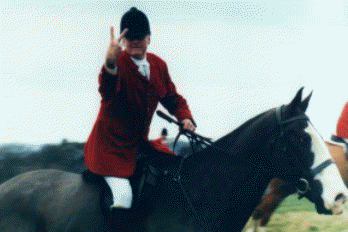A nice greeting from Arnold Greenhalgh master of the Holcombe Hunt 
