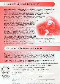 Fox Hunting and How to Stop It Leaflet - back