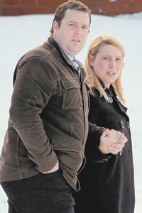 Paul Betteney and Kelly Osborne