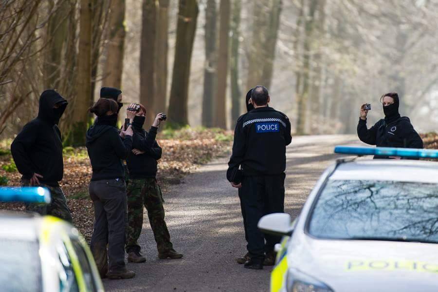 Hunt sabs and police